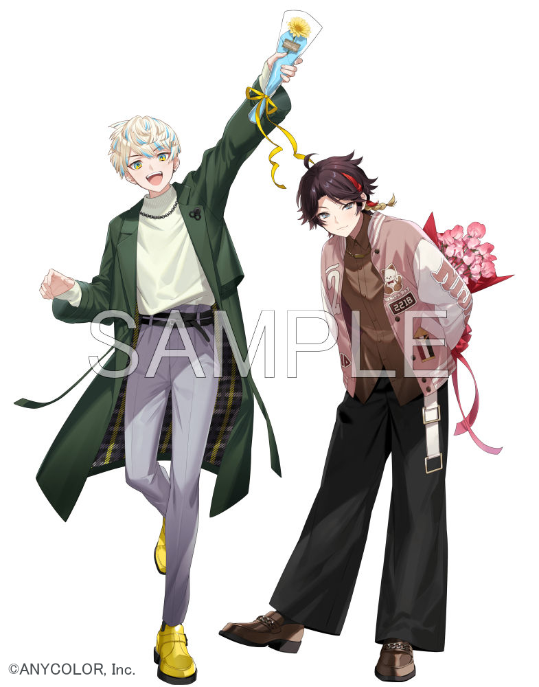 にじさんじホワイトデーグッズ2024」より 三枝明那さん、緋八マナさん