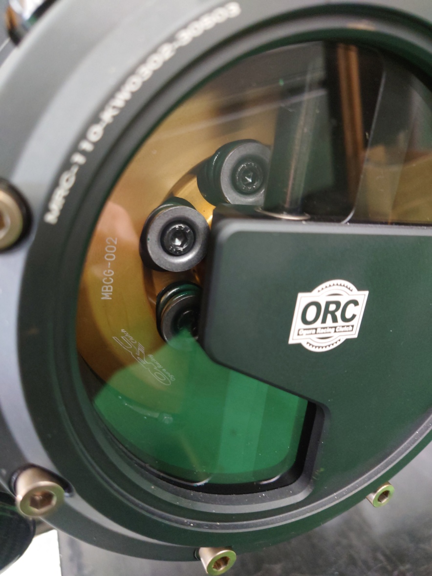 Z900RS ORCスケルトンクラッチカバー😍カバーだけも良し🥰カバー+ス