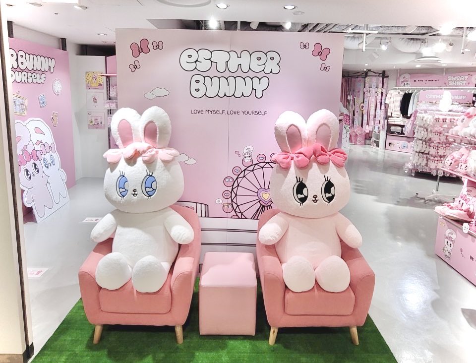 💖本日オープン💖 #エスターバニー のPOPUP SHOPが 「#HEPFIVE 地下1階
