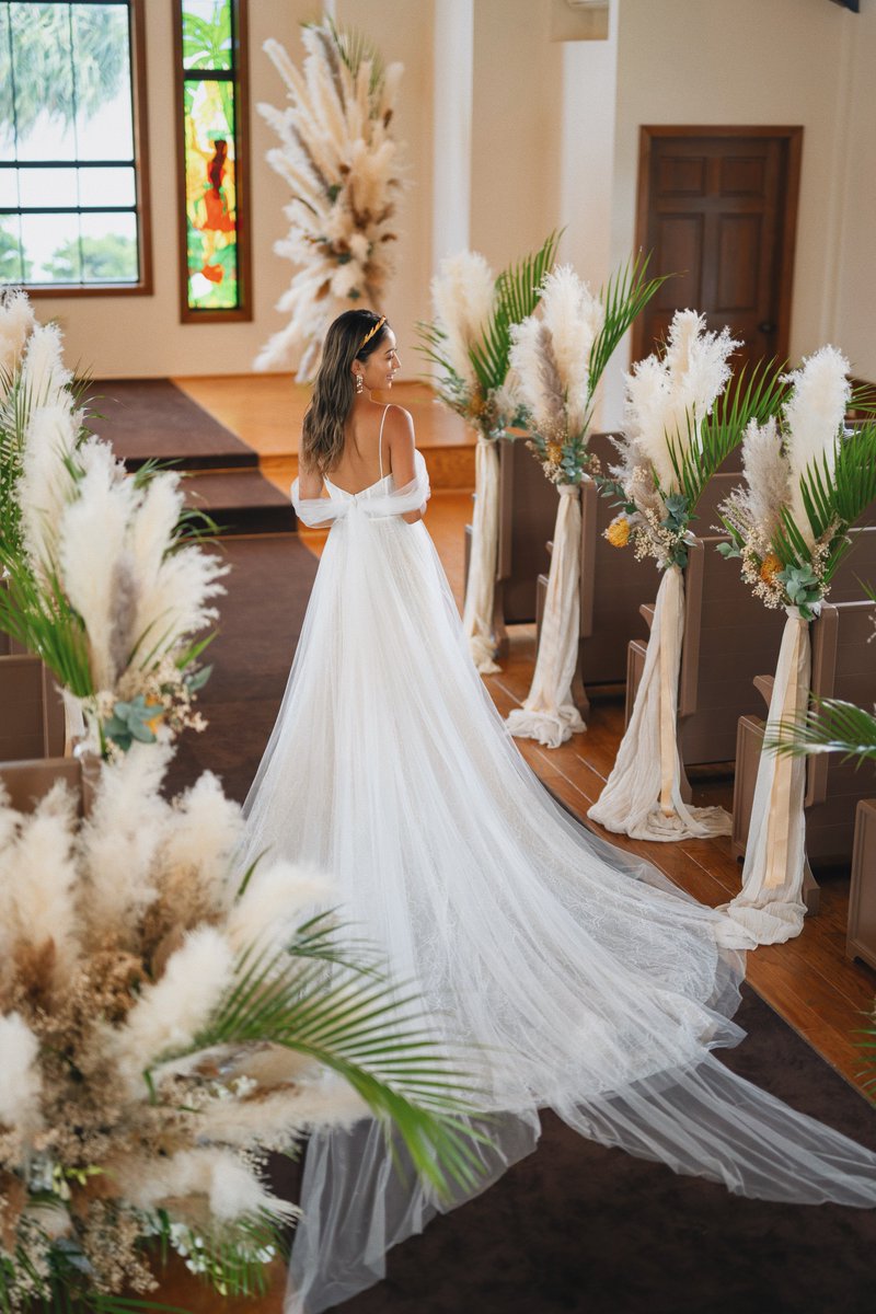 ハワイ挙式でめちゃくちゃ好評だった このウェディングドレス実は