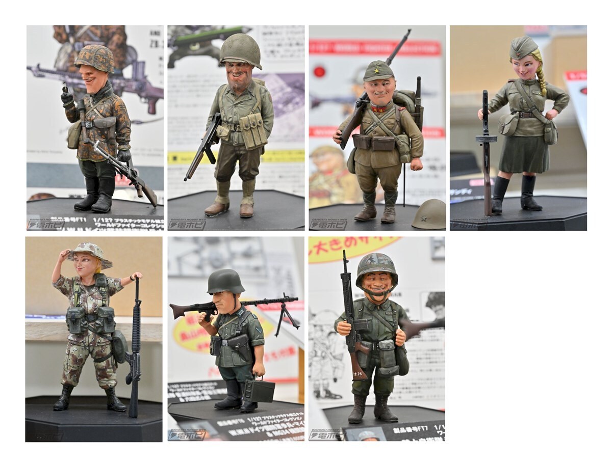 漫画家・鳥山明氏のデザインと監修による兵士たちのプラモデル組立