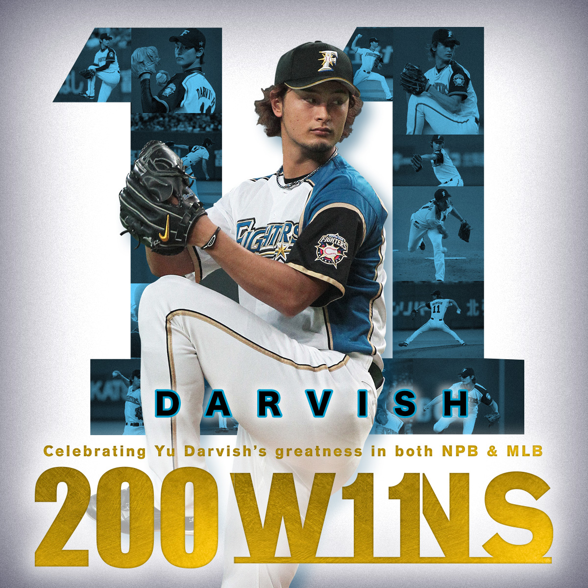 ダルビッシュ有投手‼️ 日米通算2️⃣0️⃣0️⃣勝おめでとうござい