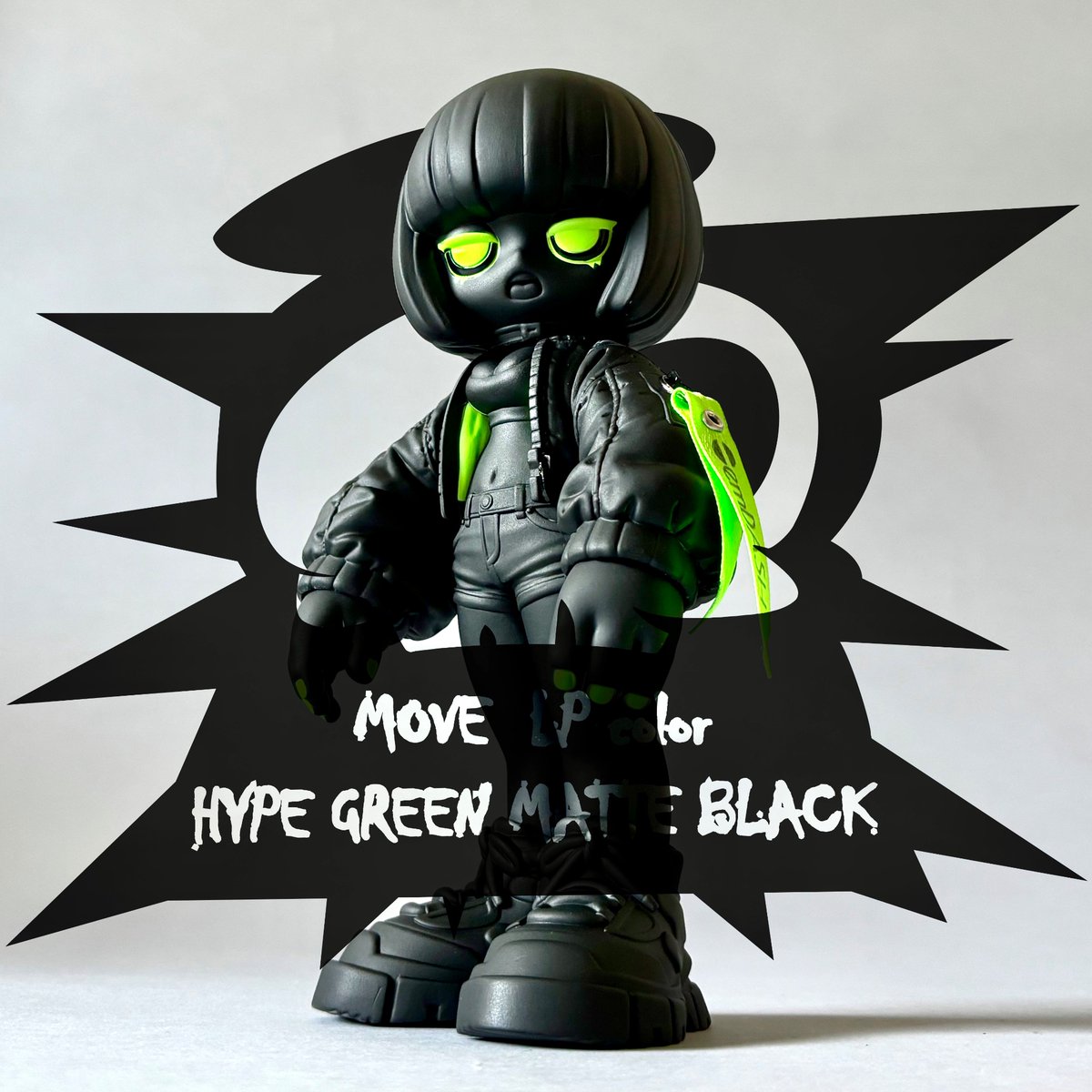 MOVE 3rd color HYPE GREEN G.I.D MOVE LP color HYPE GREEN MATTE