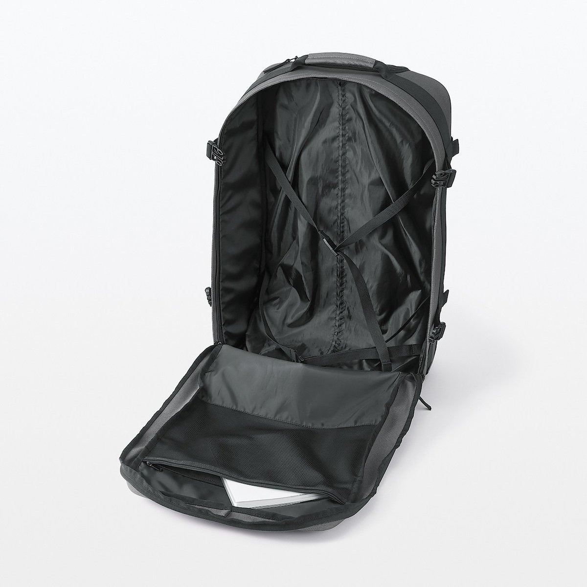 撥水 ソフトキャリーケース 無印良品 40L