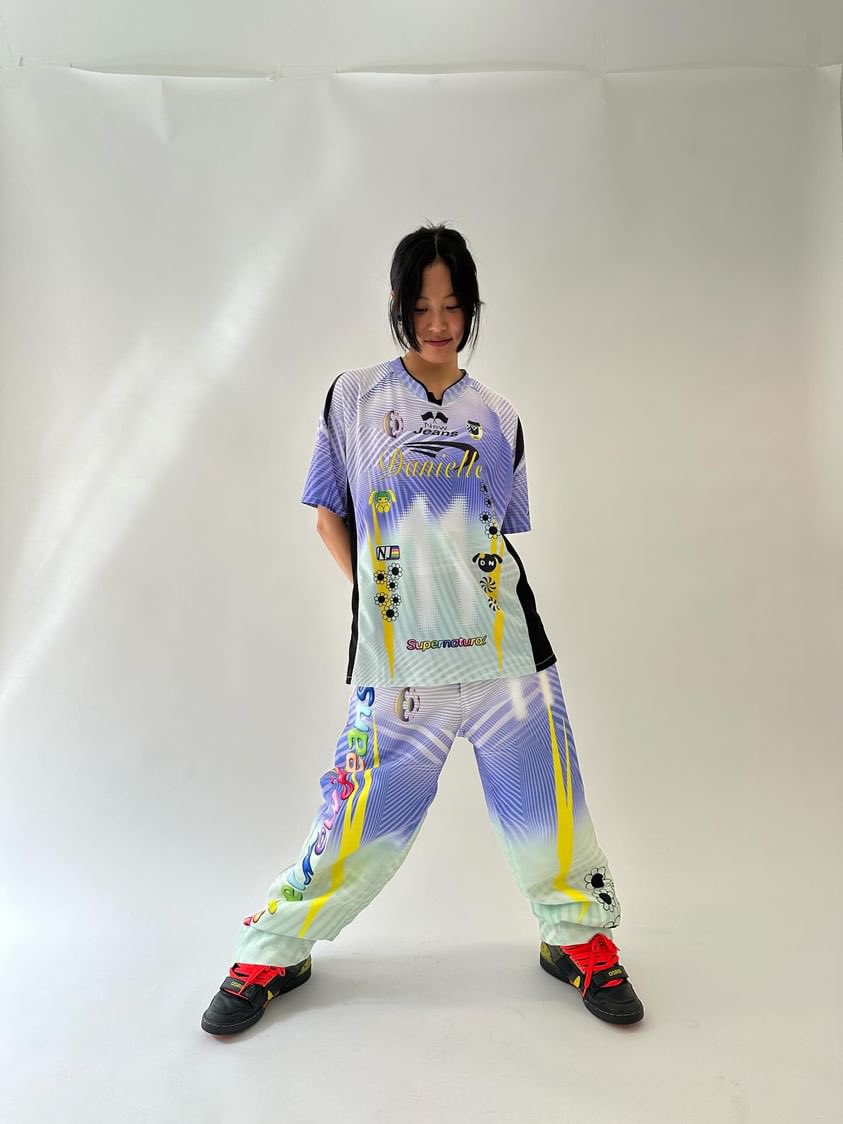 NewJeans' custom Paolina Russo t-shirts