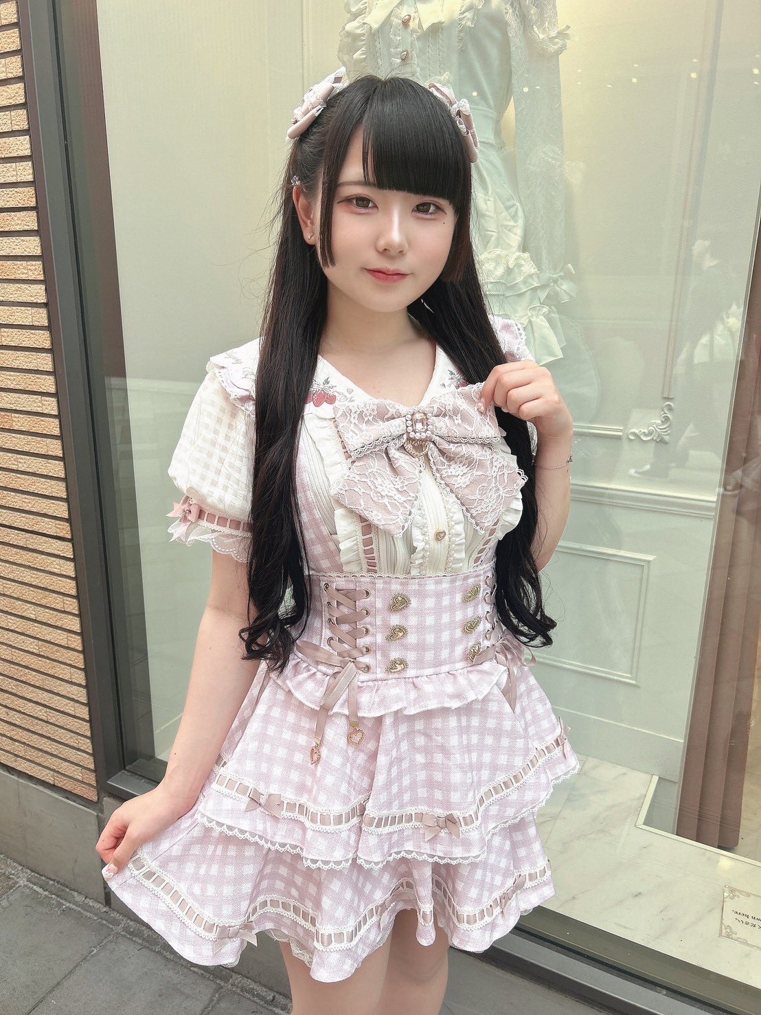 姫カジ LIZLISA リズリサ フリル リボン キュロット スカパン 平成 姫