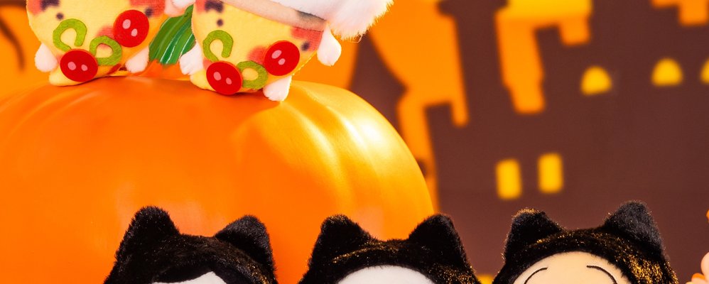 🌼予約開始🌼 『黒猫のマスコット（全3種）』 『おそろいピザな