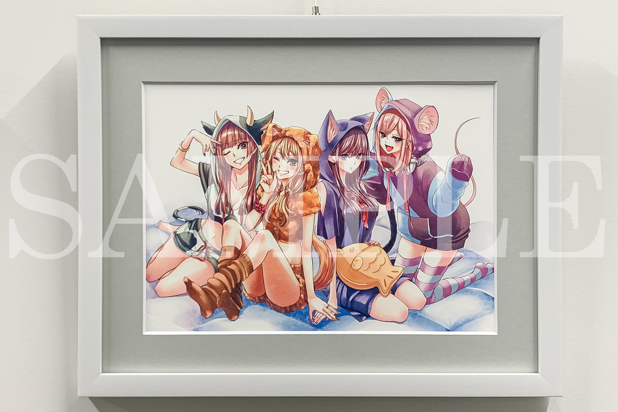 32△100/ citrus くじ 推しちゃれ A賞：高精細複製原画キャラファイン