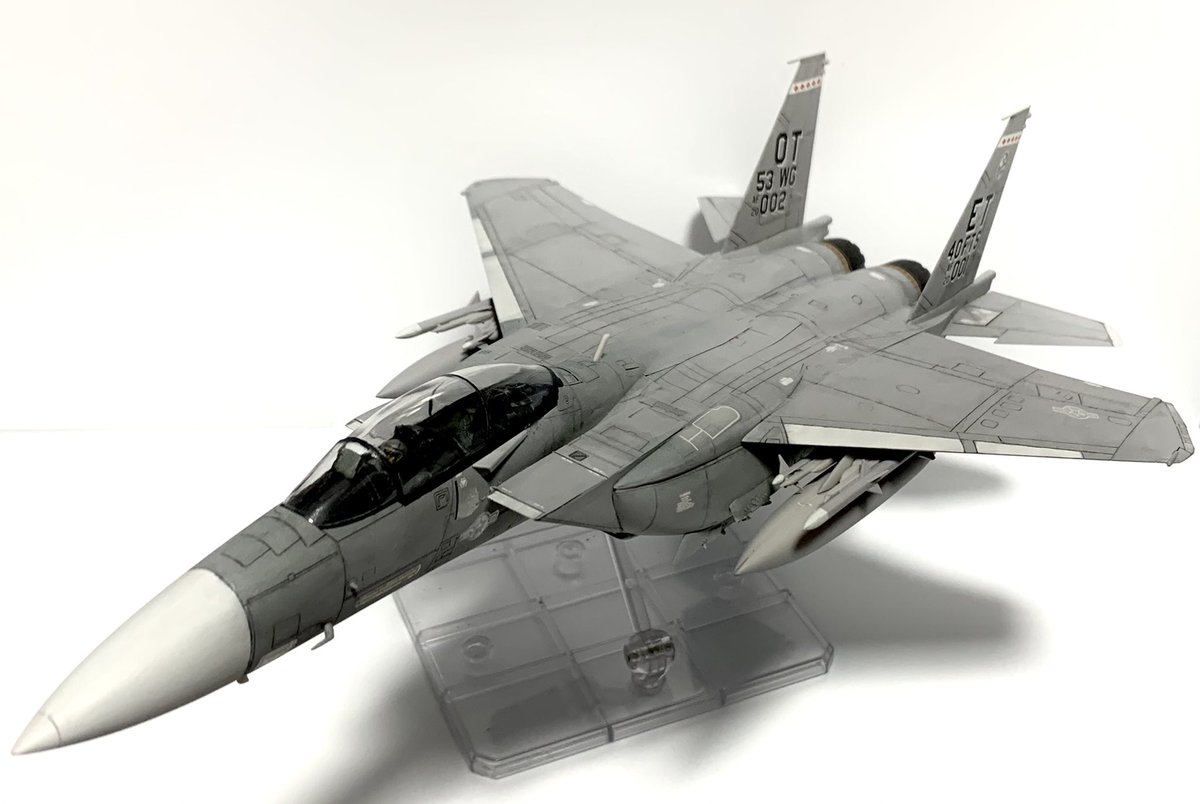 ハセガワ 1/72 F-15EX イーグルⅡ 完成！ 初めて作った戦闘機がF-15で