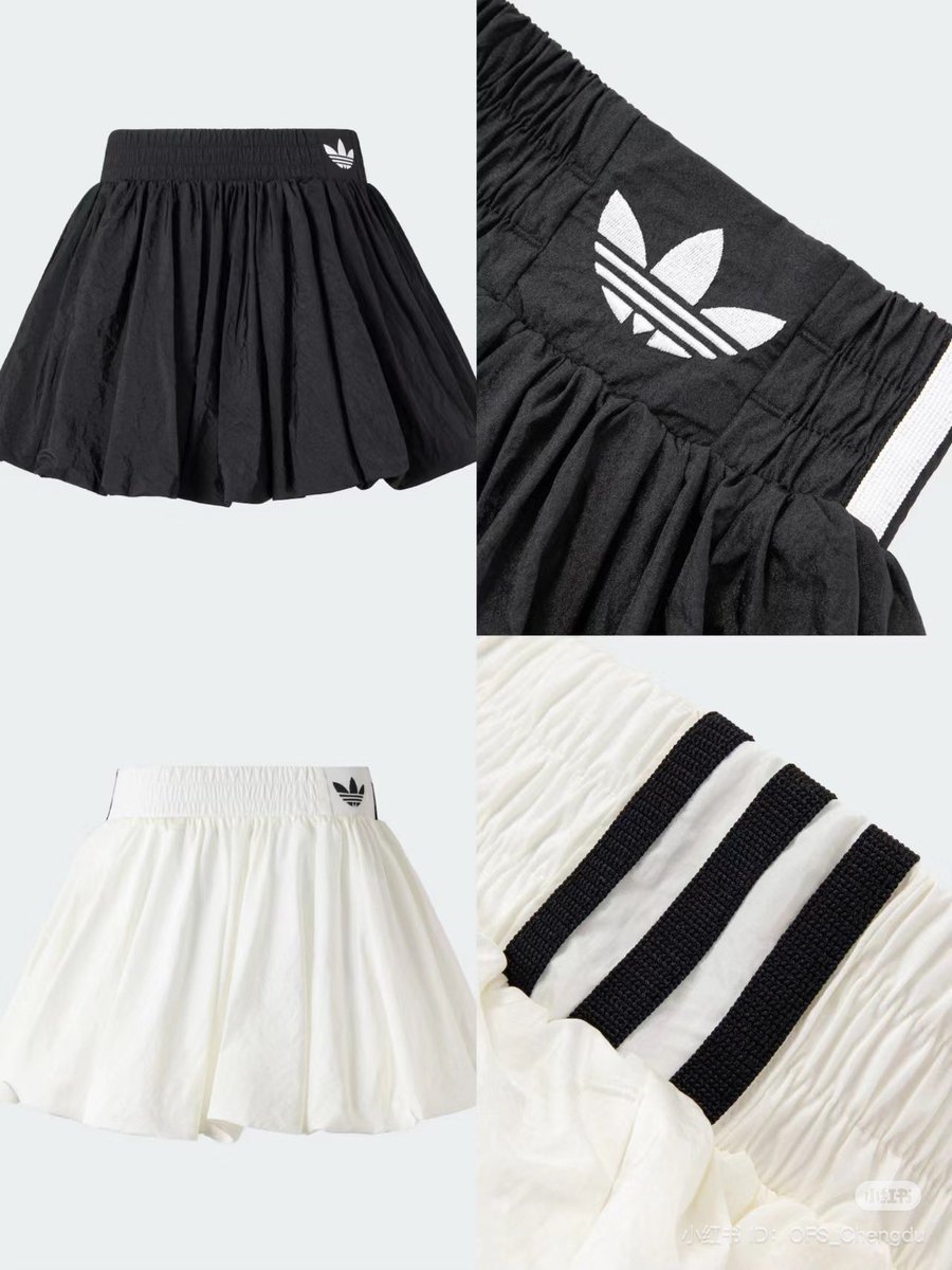 adidasのバルーンスカート可愛すぎる🎈🖤