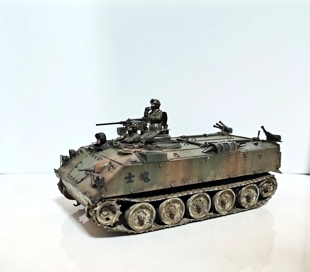 自衛隊機材輸送 73式装甲車 TOMIXチキ 加工品 自衛隊機材輸送 73式