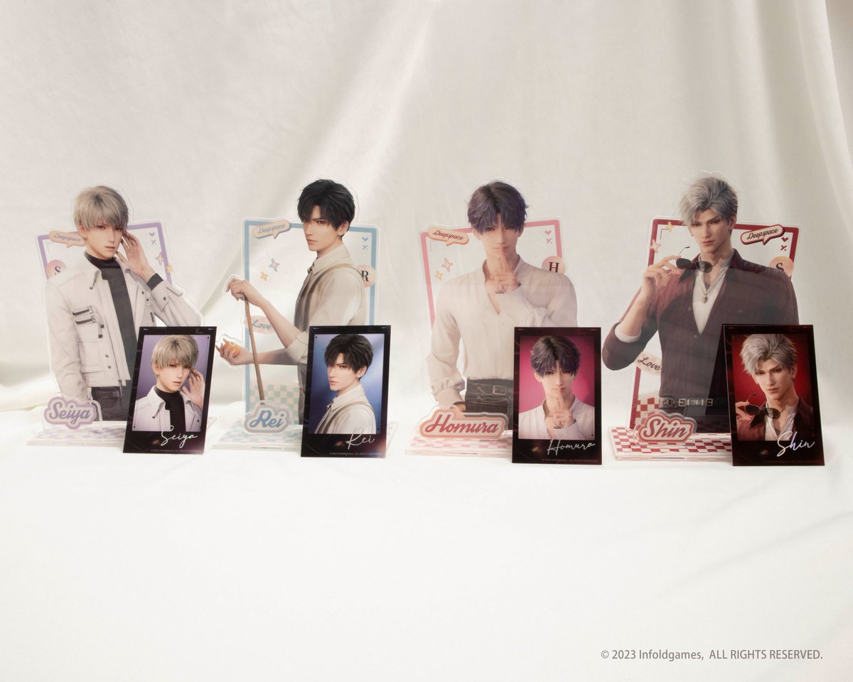 恋と深空』×SWEETS PARADISE ✨グッズ紹介✨ アクリルスタンド【全4種