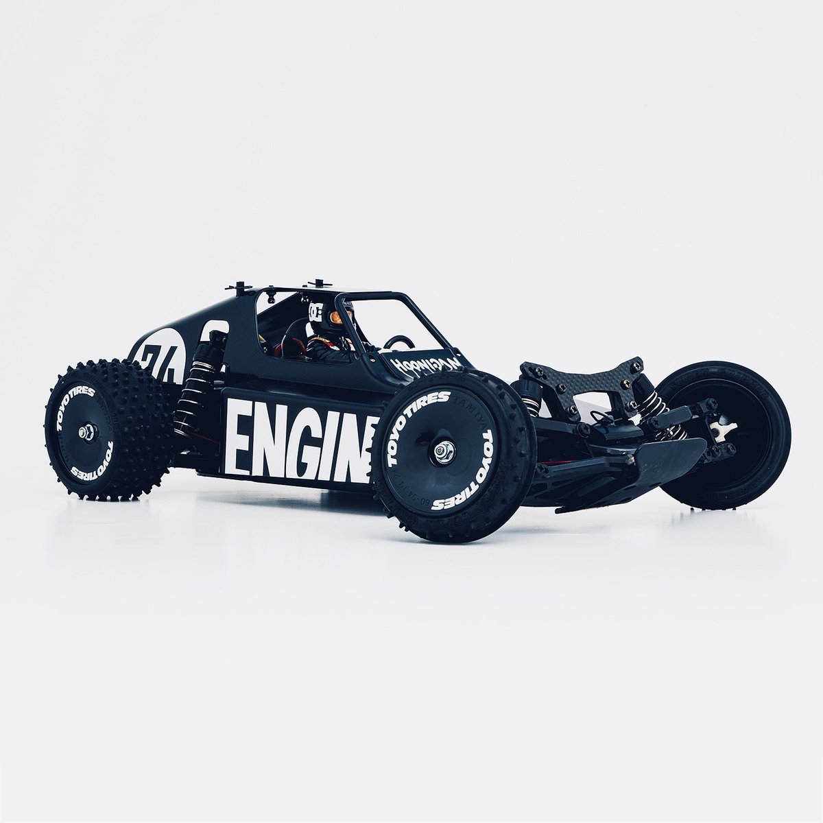 DT-03 BUGGY CHAMP 完成！ オリジナルキットとは異なるロングホイール