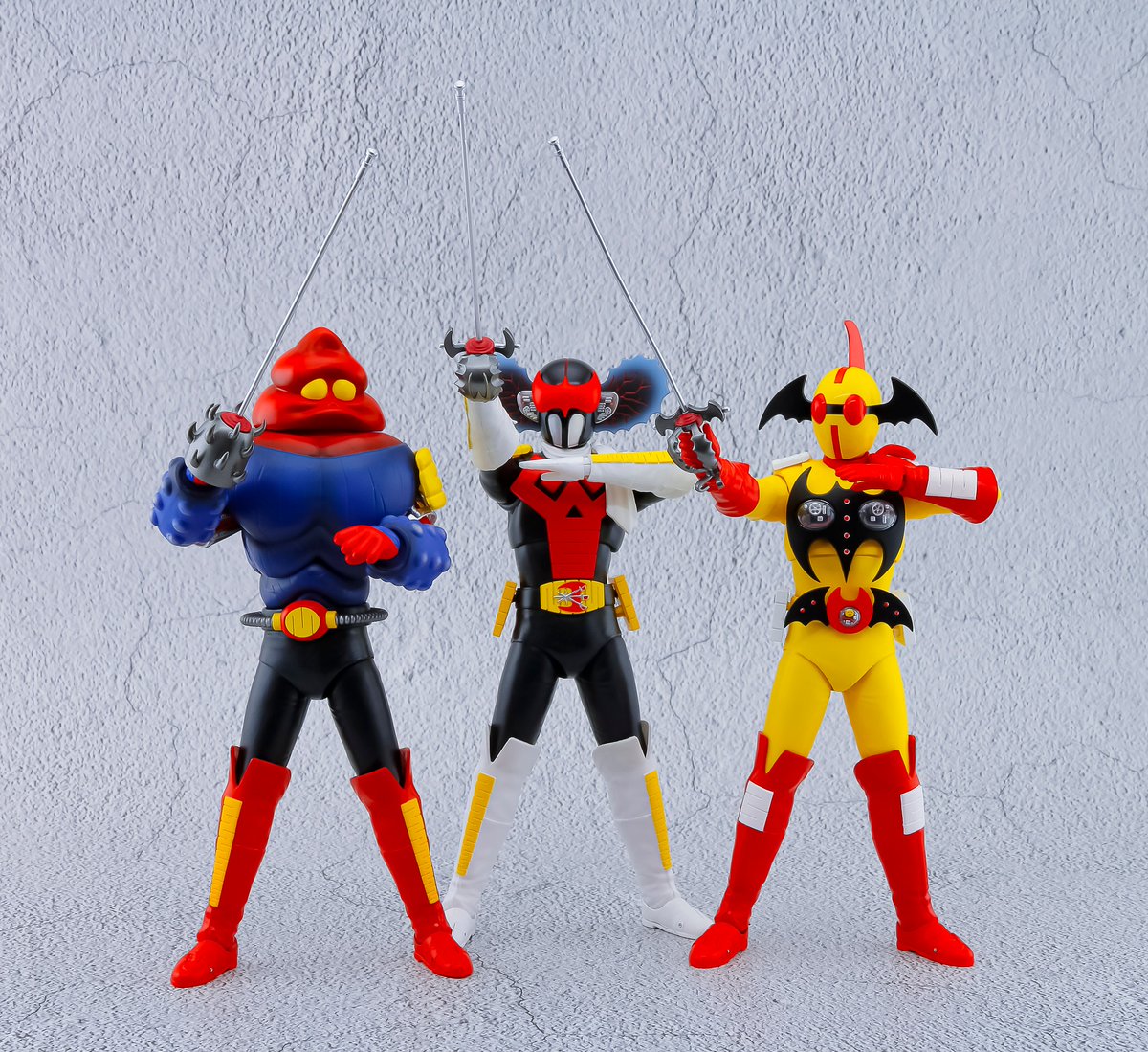 アクマイザー3】特撮合金「ザビタン」「イビル」「ガブラ」可動