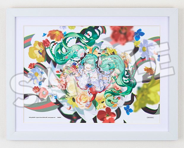 初音ミク feat. Yoneyama Mai グッスマ特典 描き下ろし複製原画 初音