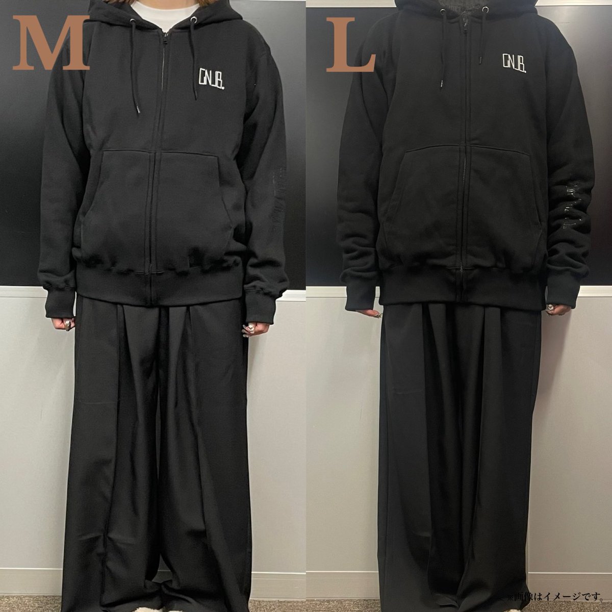 原因は自分にある。 Laboratory げんじぶ パーカー L 原因は自分にある