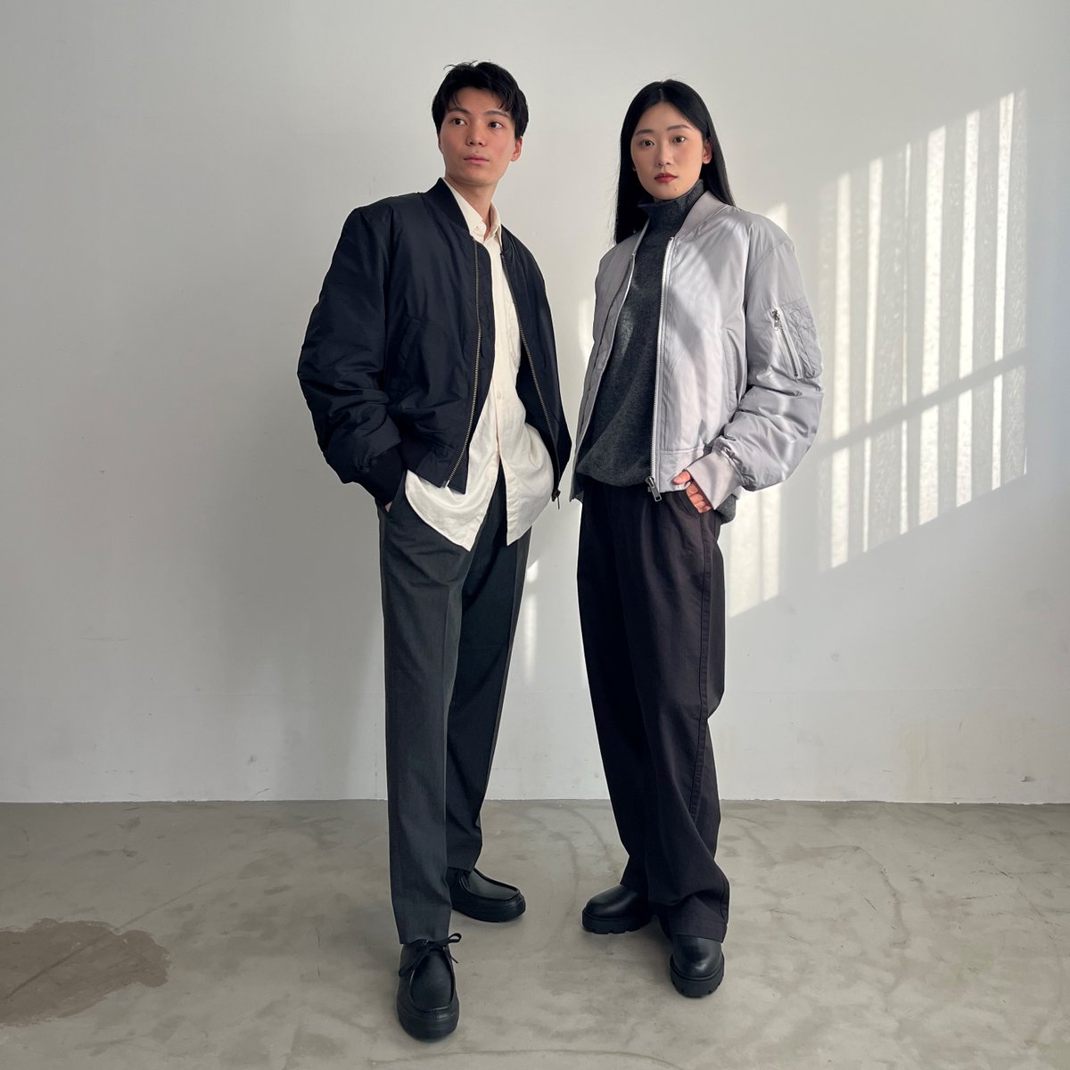 M Labo MA-1 黒 ダウンブルゾン 新品　MUJI