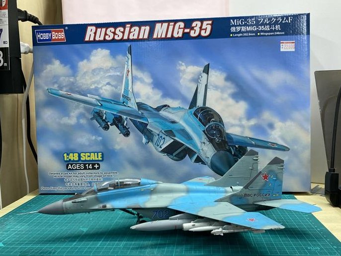 HOBBY BOSS 1/48 MIG-35 フルクラムF MiG-35 Fulcrum F (Plastic model