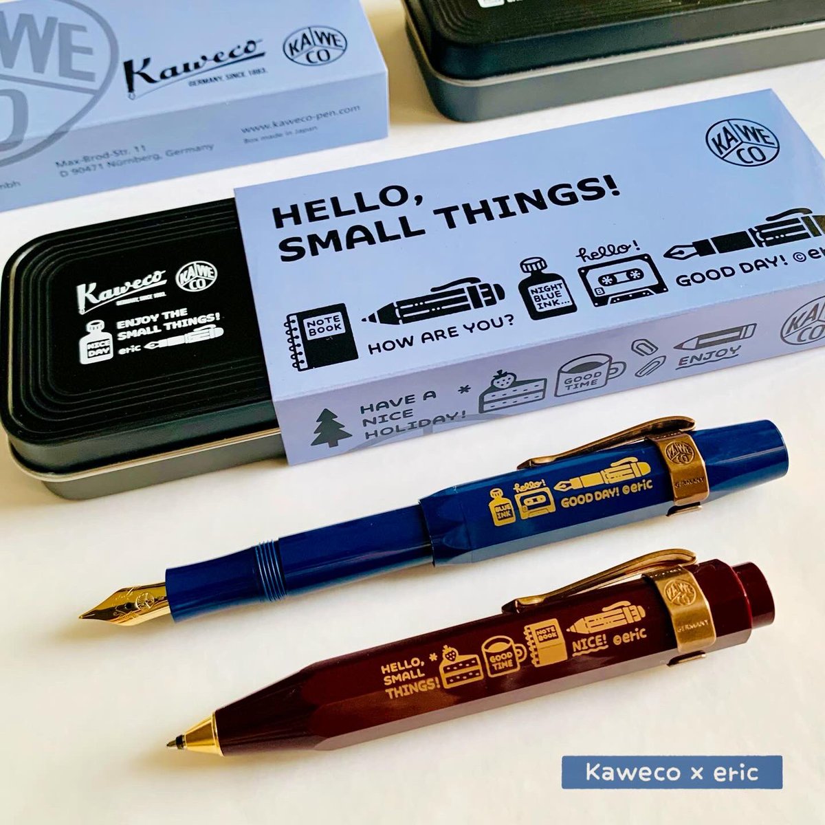 お知らせ📝】 ⁡ Kaweco × eric コラボ第三弾が発売になります。今回の
