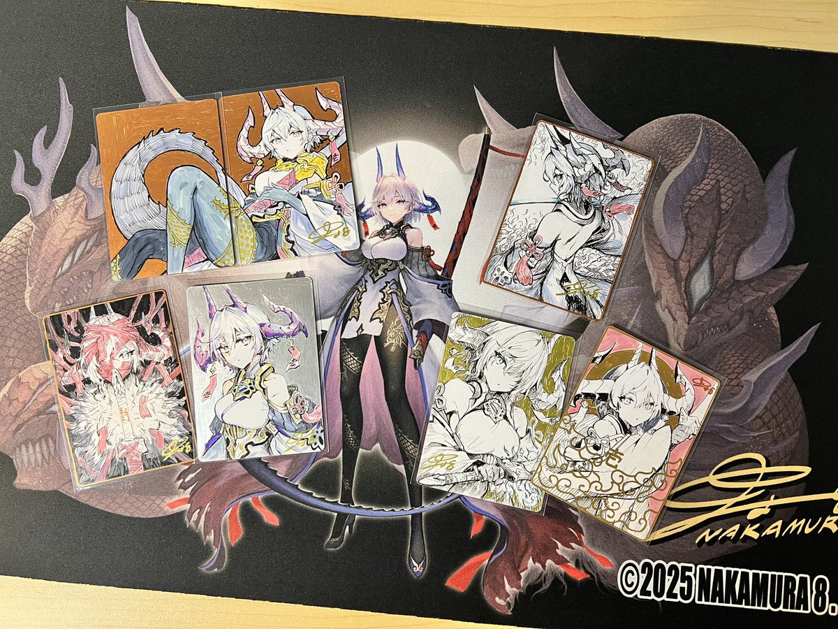 中村エイト先生 オリジナルプレイマット 九頭龍 中村エイト先生