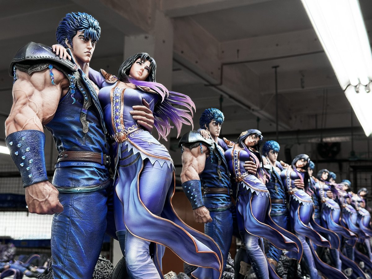 量産工場突撃💥 ＼ 天空に輝く北斗と南斗の愛。 傑作コミック『北斗の