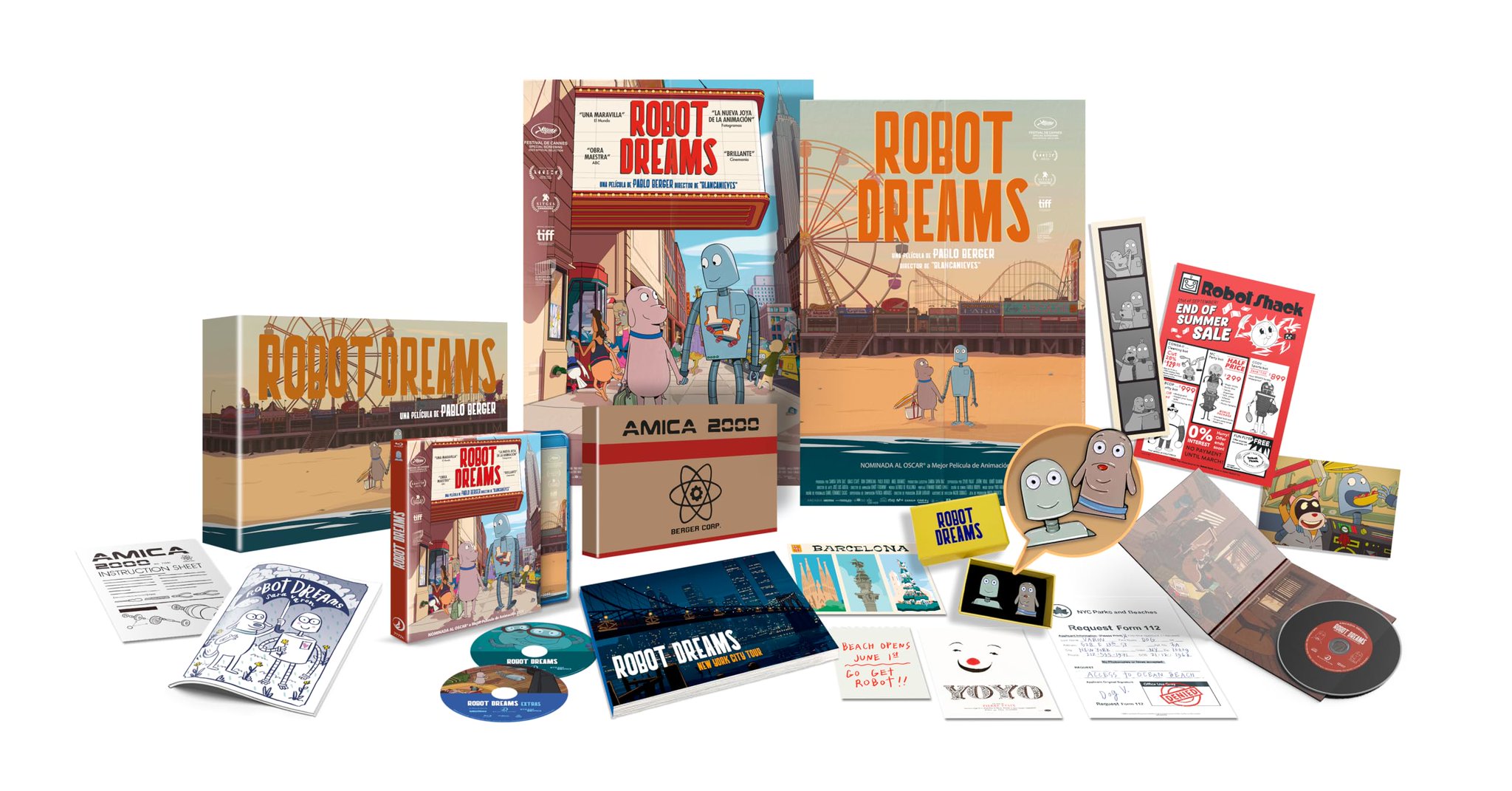 ロボット・ドリームズ ROBOT 本、Blu-rayセット Amazon.co.jp