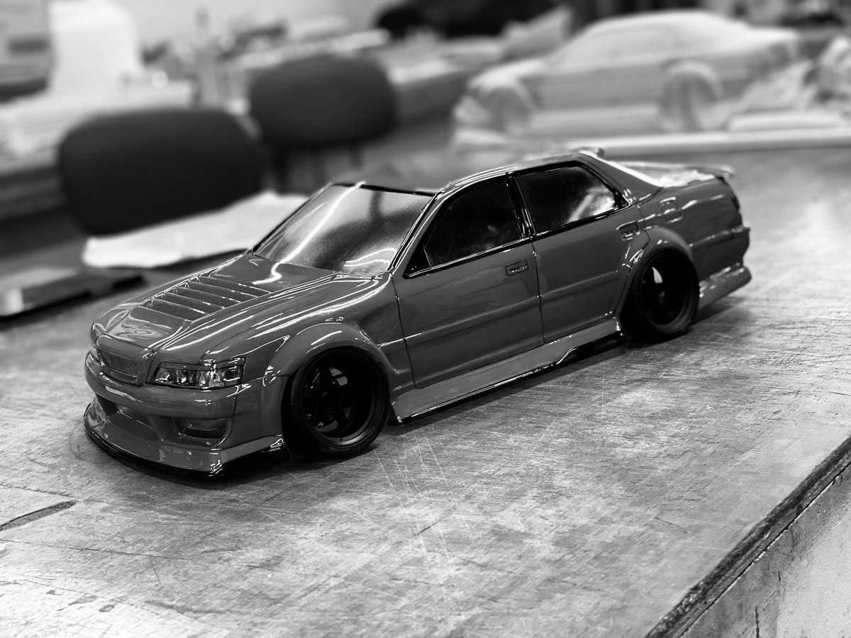 クレスタJZX100 BN Sports／ 試作1回目の塗装事例を確認しながら修正し