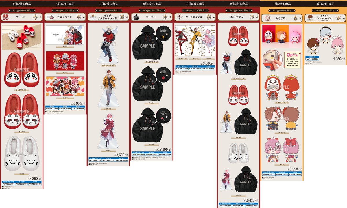 エニマイくじ 大妖怪×サンリオ ありさかセット エニマイくじ 大妖怪