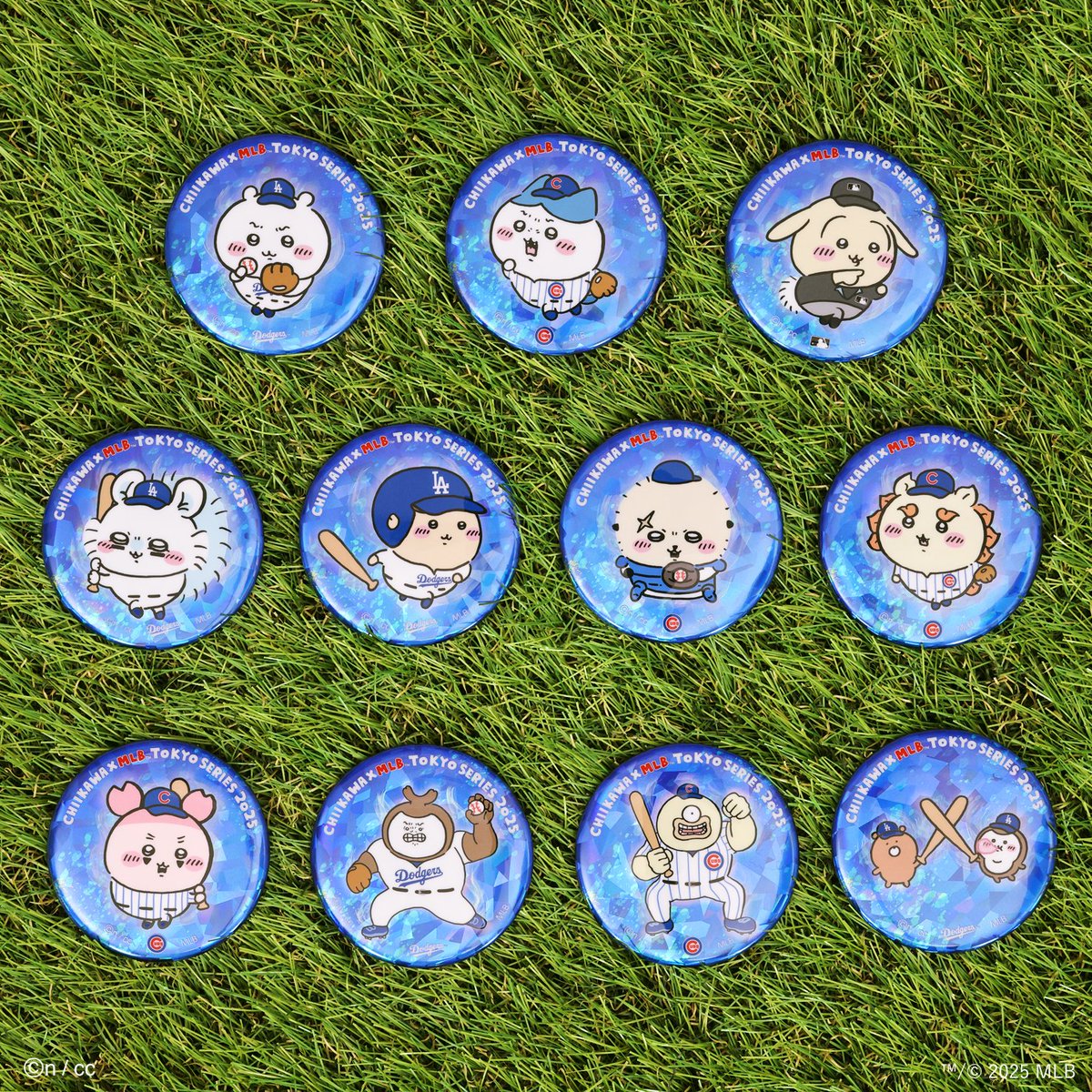⚾️新商品⚾️ 『#ちいかわ×#MLB TOKYO SERIES ホログラムカンバッジ