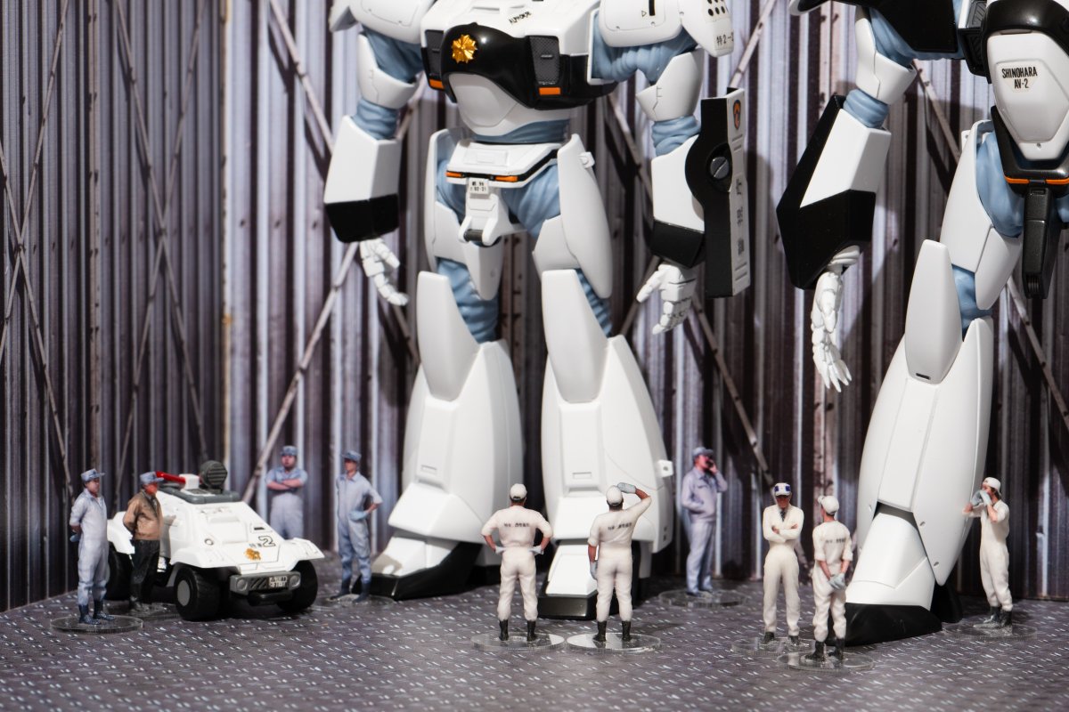 1/60スケールフィギュアの新商品「特車二課セット」が一時的に品切れと