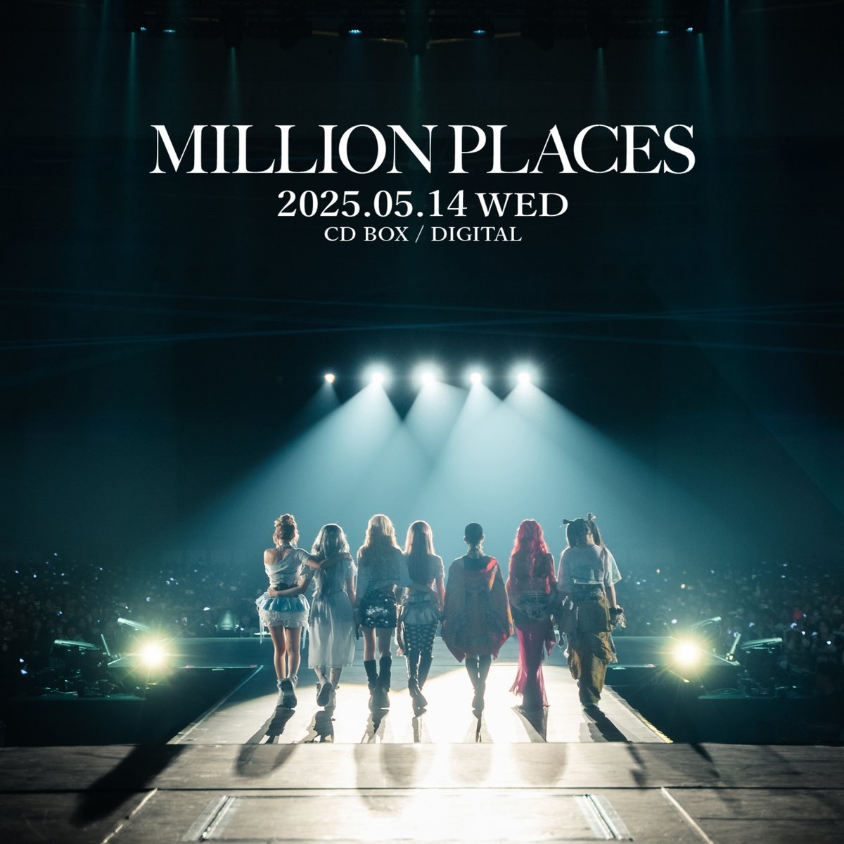XG 6th Single 'MILLION PLACES' 2025.05.14 WED CD BOX/DIGITAL