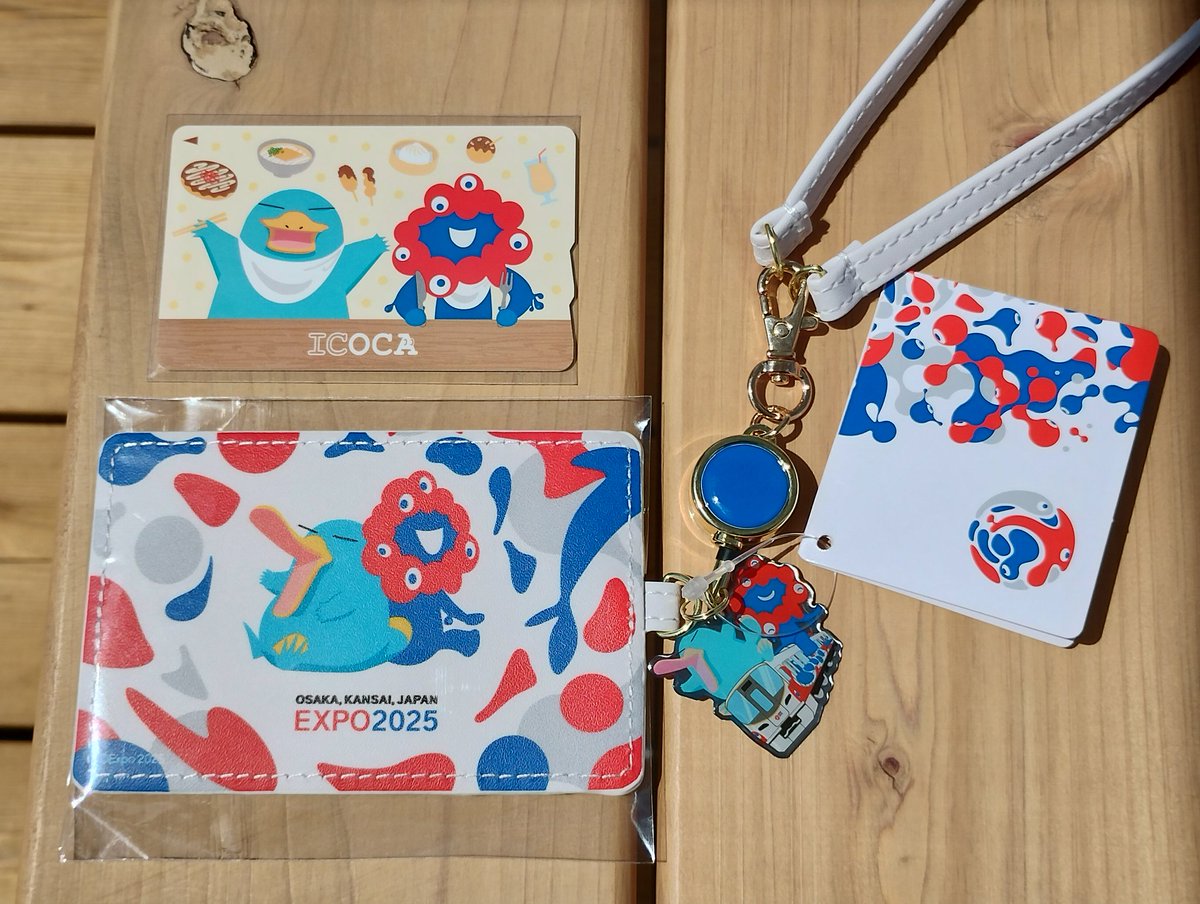 大阪関西万博限定 ICOCA イコちゃん ミャクミャク 2枚セット 万博記念