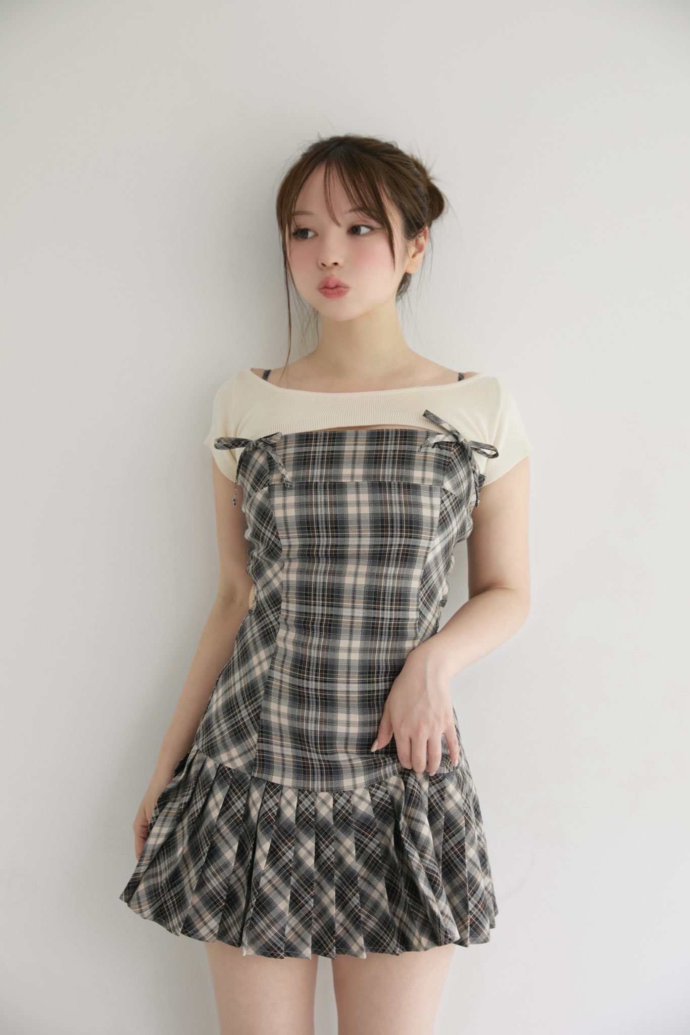 ワンピース andmary Camila mini dress ivory ANDMARY】Camilla mini dress