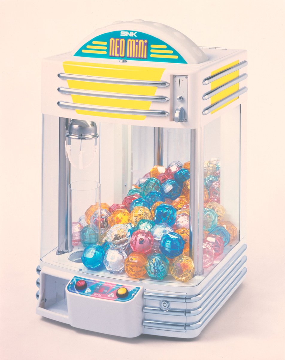 ✨懐かしのネオミニを紹介！✨ 90年代にSNKが発売した小型クレーン