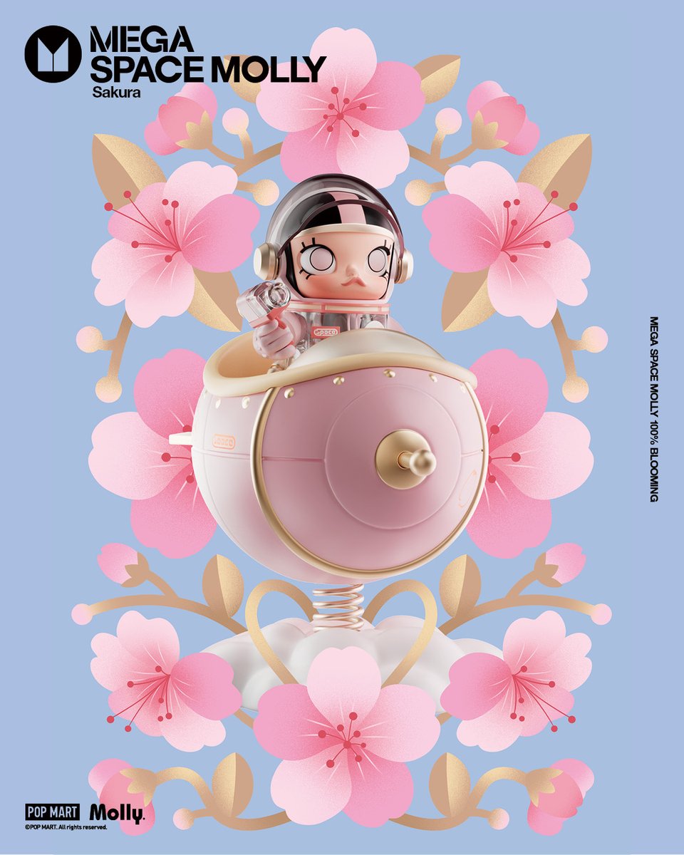 MEGA SPACE MOLLY 100% Blooming-Sakura 楽天市場店では19時より販売