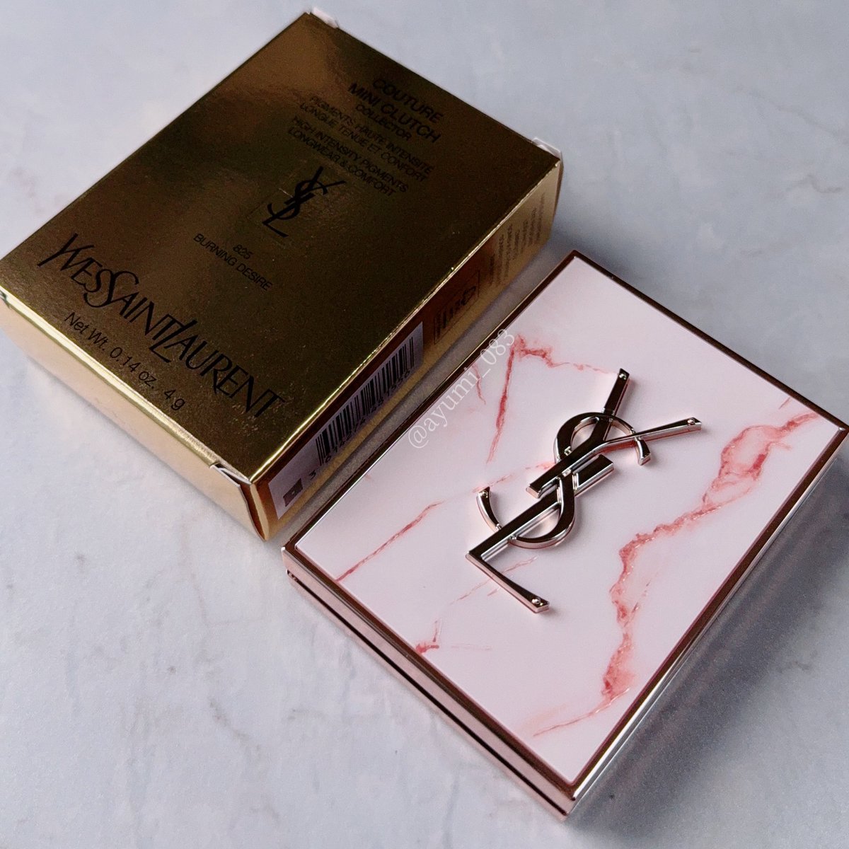 YSLの825スウォッチ載せてくださってるー♡♡🥺かっわいい…偏光ピンク