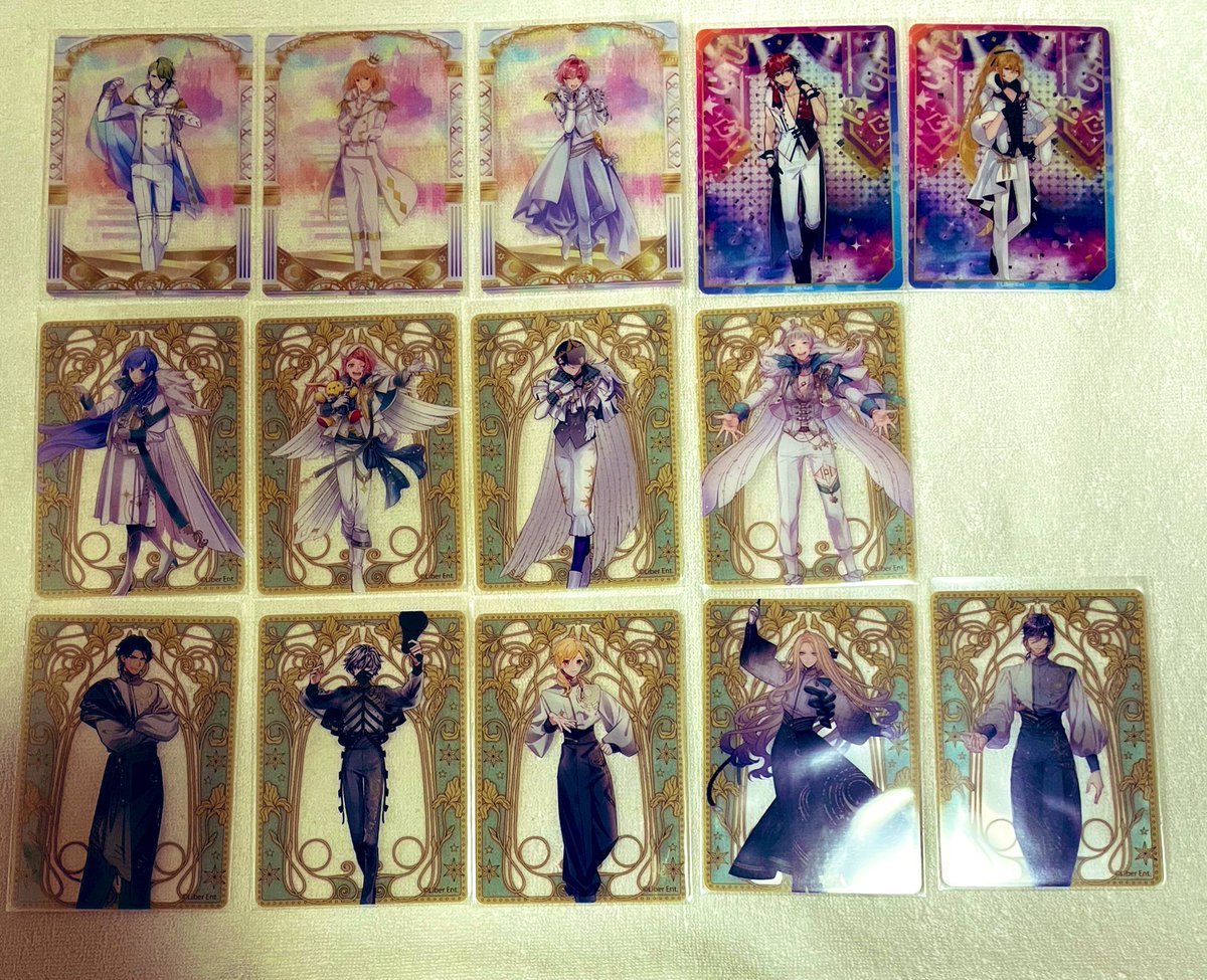 アイチュウ 10周年 クリアトレカ 朔空 箔押し アイチュウ 10周年