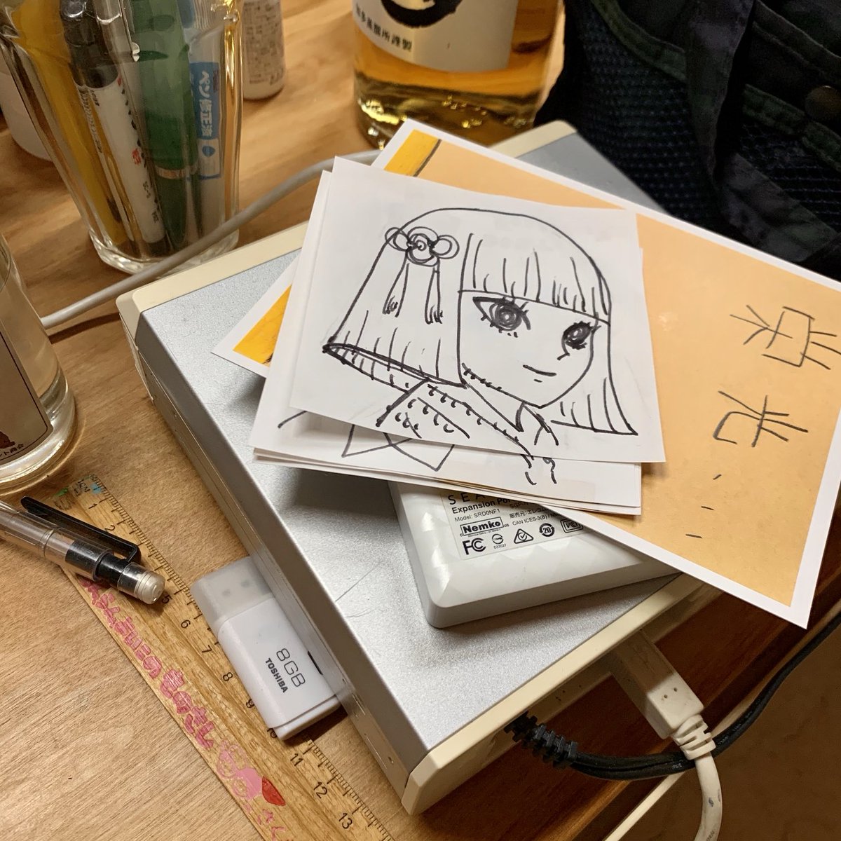 Post by yoshitomo nara / 奈良美智 on X: 5年前の落書き！