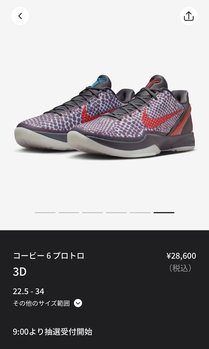 今日はballaholicとNIKEからアンプレアルスローが発売！ 狙ってる人は