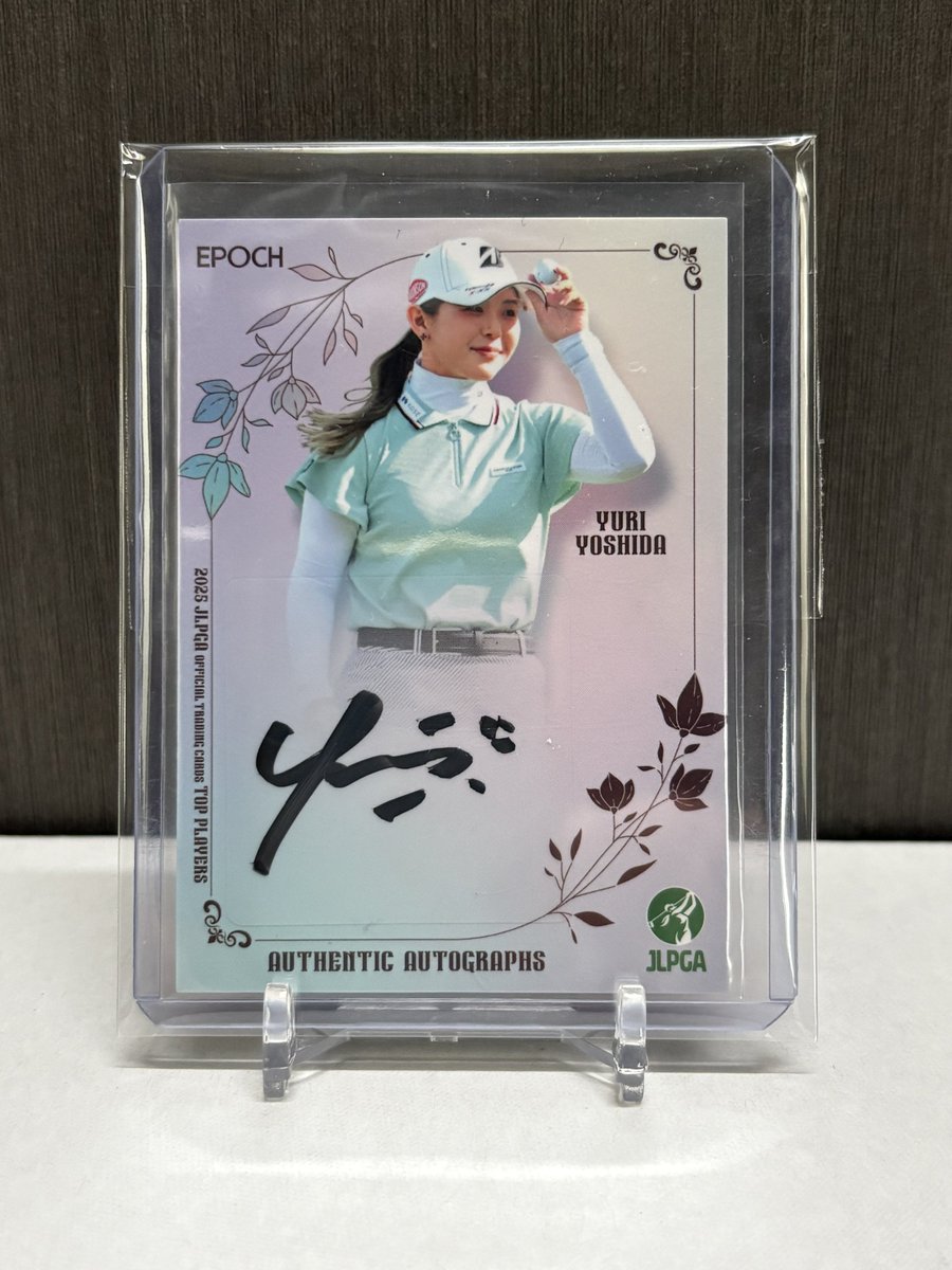 新着カード⛳️ 吉田優利直筆サインカード✨ たくさんサイン書いてくれ