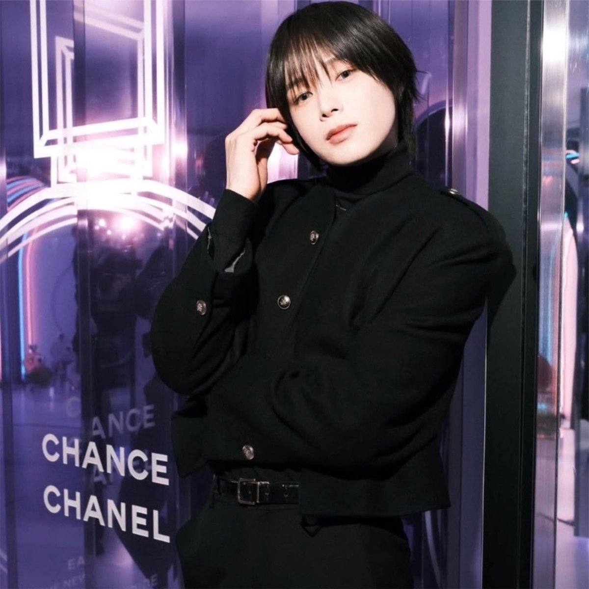 CHANELを纏ったケイくんたまらんねぇ💜 #andTEAM_K #ケイくん