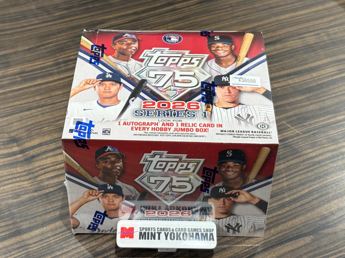 本日入荷新商品！】 「MLB 2026 TOPPS SERIES 1 JUMBO」 トップス社MLB