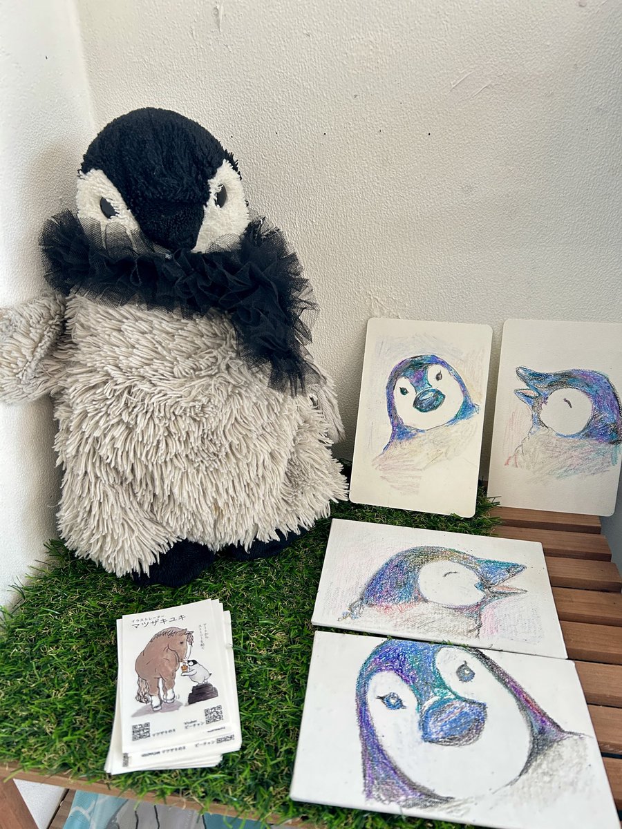 旅するペンギン展2026 行ってきた〜🐧 ピチャンにも会えたし原画見れて