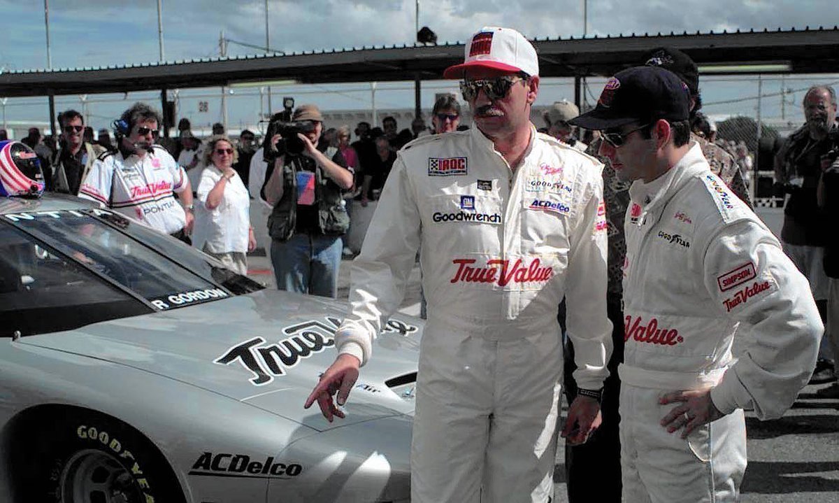 On this date [February 14] in 1997: Dale Earnhardt and Jeff Gordon