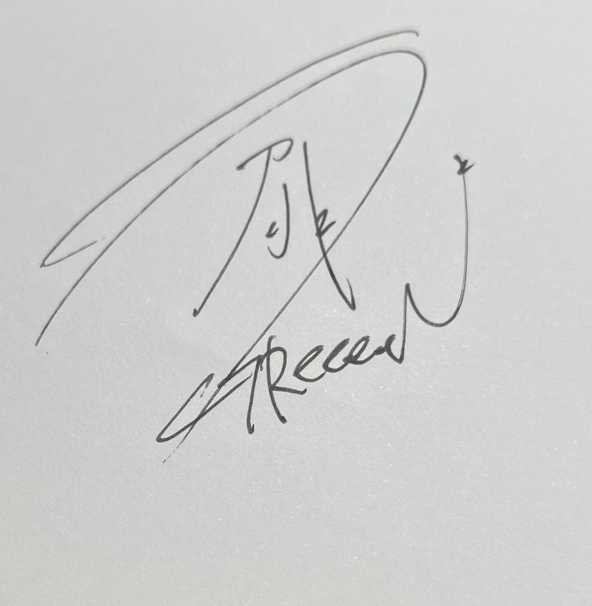 GReeeeNの「扉」をサインっぽくしてみた