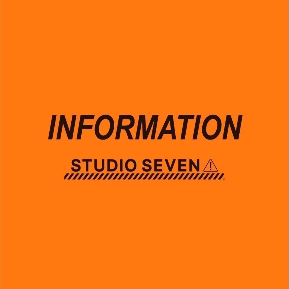 Information】 いつもSTUDIO SEVEN NAKAMEGUROをご愛顧いただき