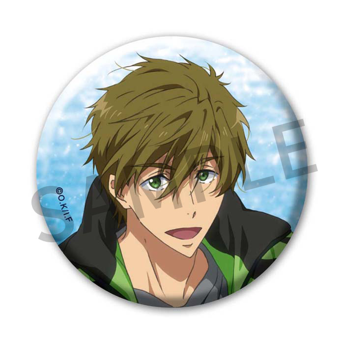 Free!FS】 「缶バッジ【遙、凛、郁弥、真琴】」若干数再入荷しました