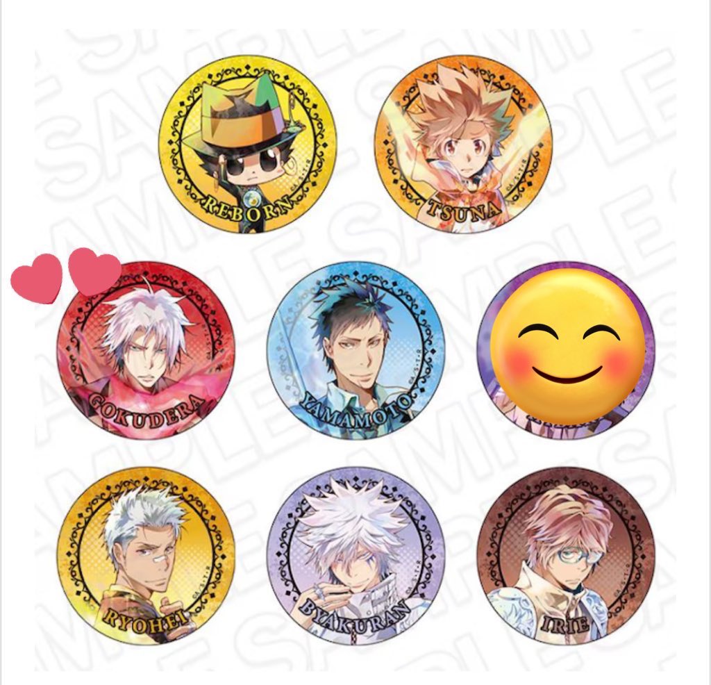 交換/譲渡】 家庭教師ヒットマンREBORN! ホログラムカンバッジ 未来編