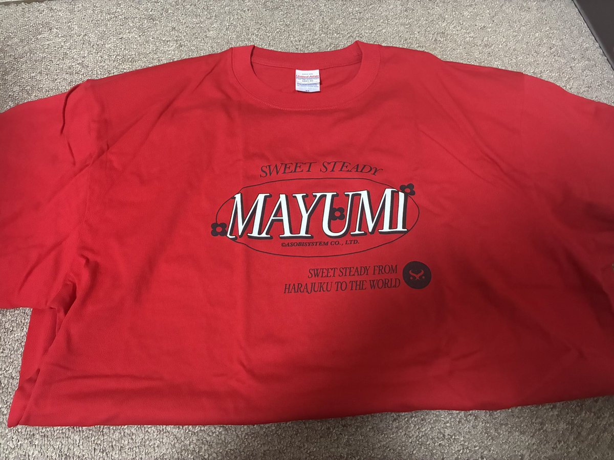 このTシャツ着る時がついに来た！！ 3/1バイト休み取れたからまゆみに