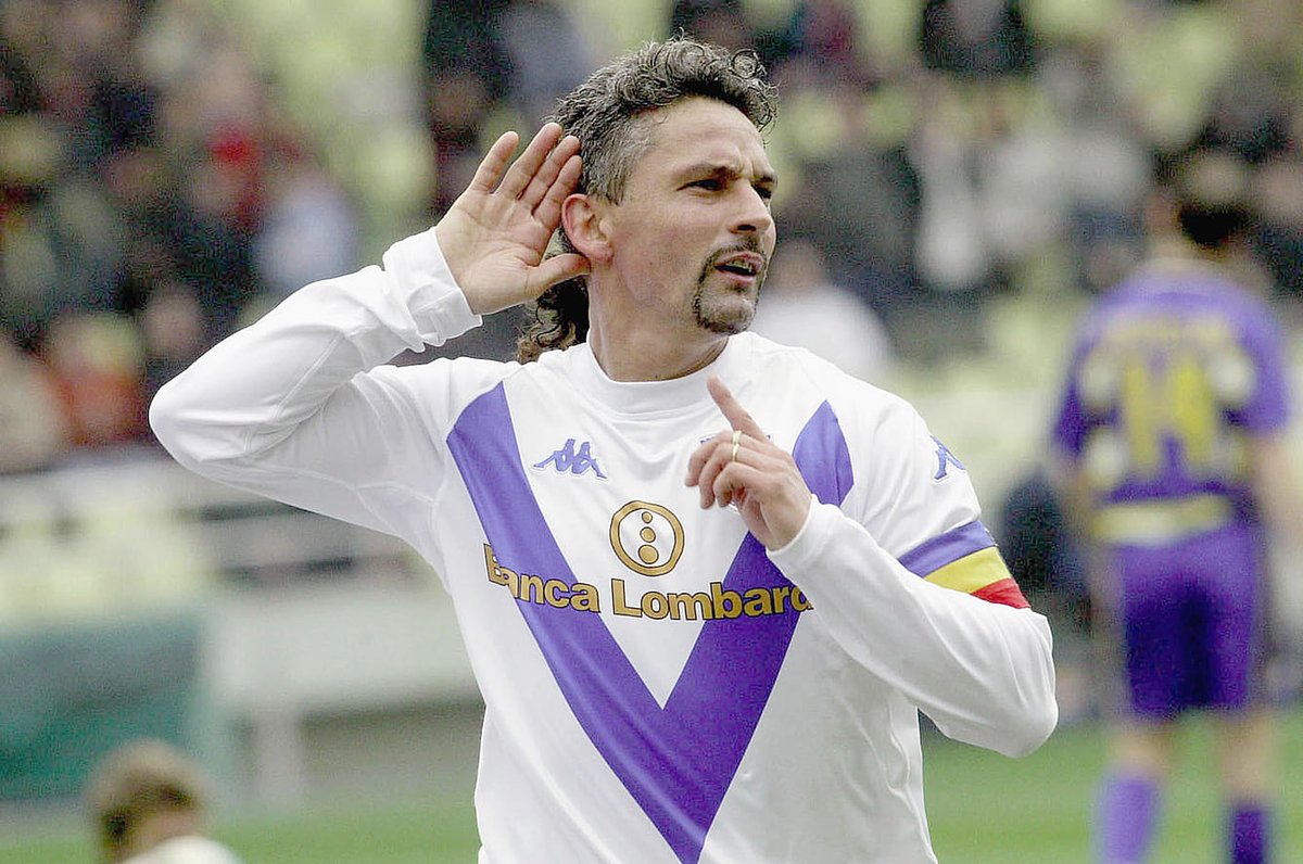 今日はロベルト・バッジョの誕生日！ 自分にフットボール(カルチョ)の